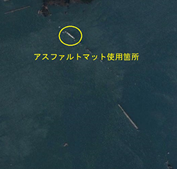 震災後の衛星写真(2011年3月)